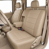 Premium Seat Cover for Toyota Pickup Front 60/40 Split Bench Thick PU Leather Set