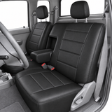 Premium Seat Cover for Toyota Pickup Front 60/40 Split Bench Thick PU Leather Set