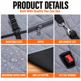 HeavyDuty Back Seat Extender, Pet Car Seat Cover, Made for 4 Door Car SUV Truck (52X25 inches) Compatible with Mazda