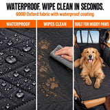 HeavyDuty Back Seat Extender, Pet Car Seat Cover, Made for 4 Door Car SUV Truck (52X25 inches) Compatible with Mercedes-Benz