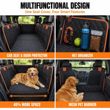 HeavyDuty Back Seat Extender, Pet Car Seat Cover, Made for 4 Door Car SUV Truck (52X25 inches) Compatible with Cadillac