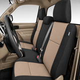 100% Waterproof Neoprene Seat Cover for Toyota Tacoma 2005 - 2008 Front Bench 3 Headrest Notched Cushion
