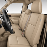 Seat Cover for Toyota Tacoma Faux PU Leather Front Bench 3 Adjustable Headrest