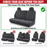 Seat Cover for Toyota Tacoma Regular Cab XCab Front Solid Bench