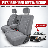 Seat Cover for Toyota Pickup Front 60/40 Split Bench Thick Exact Fit