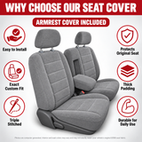 Premium Seat Cover for Toyota Tacoma Front 60/40 Split Bench Custom made