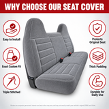 100% Waterproof Neoprene Seat Cover for Ford F-Series Exact Fit Bench