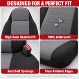 Neoprene Style Seat Cover for 1998 - 2003 Mazda B-Series High Back 60/40 Split Bench Molded H/R