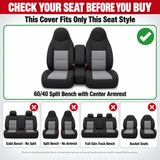 Neoprene Style Seat Cover for 1998 - 2003 Mazda B-Series High Back 60/40 Split Bench Molded H/R