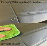 Low Back 4pc Premium PU Leatherette Semi Seat Cover for Chrysler - RealSeatCovers